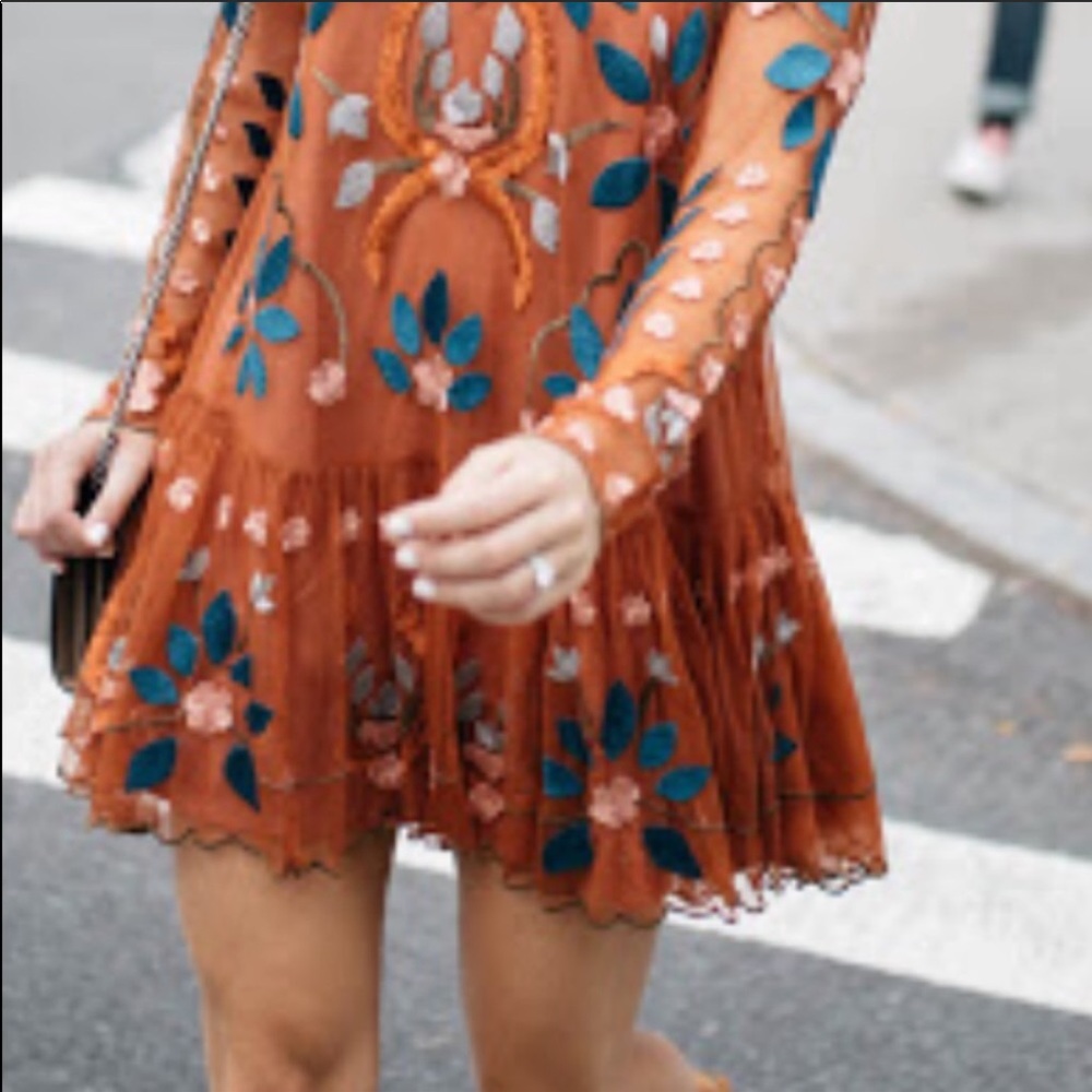 Free People Embroidered Dress